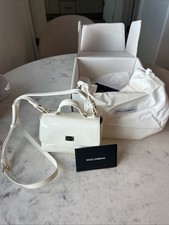 Dolce & Gabbana Kids Patent Leather Sicily Bag