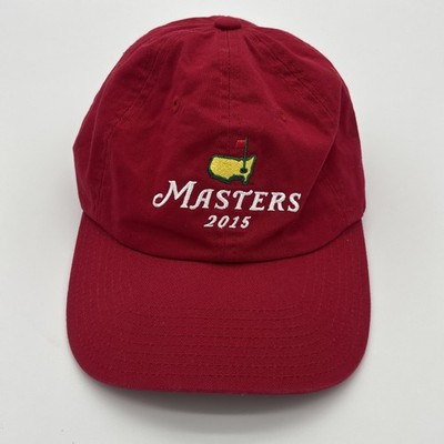 Masters Tournament Cap Augusta National Golf 2015 Red Logo American Needle Hat