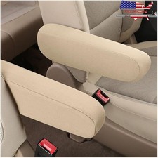 Universal Stretch Fabric Car Armrest Cover Protective Easy Installation Decor US