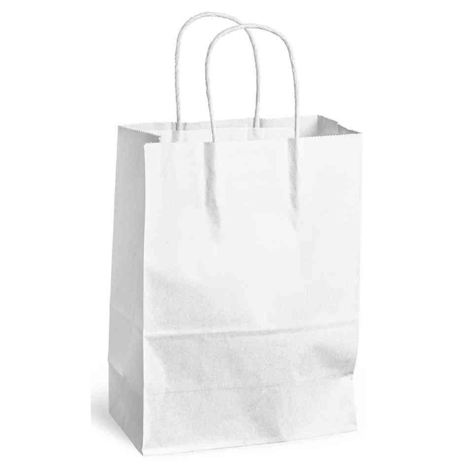 Sacs à poignées torsadées kraft 40x16x45 cm lot de 20 grand sac emballage boutique