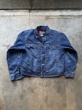Vintage Gap Denim Jean Jacket Flannel Lined Mens Size M Made in USA