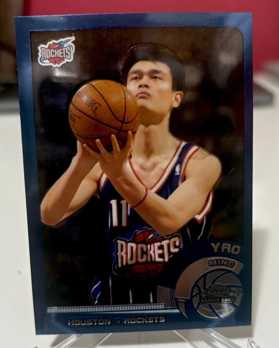 Yao Ming Basketball Rookie Sports Trading Cards & Accessories for