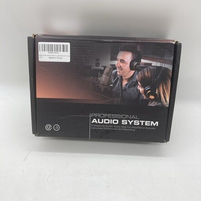 Rodyweil Microphone Preamp Mic Booster 2 Input Max 75db Gain 48V Phantom Power