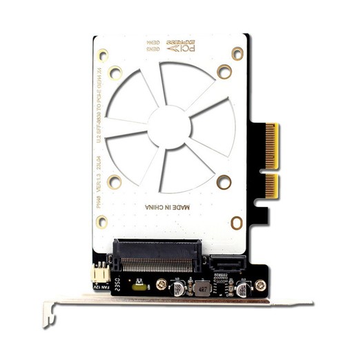 U.2 SSD zu PCIE 4.0 Riser Card Computerzubehör PCB für 8/10/Linux V7H16554 - Afbeelding 3 van 9