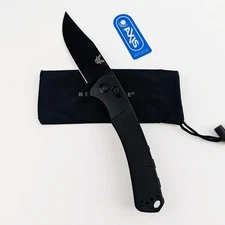 Benchmade 15080-2 Crooked River Black Blade Black Handle AXIS Lock Folding Knife