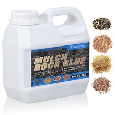 64OZ Mulch  Rock Glue for Landscaping, Powerfully Lock Pea Gravel and Most Mulc