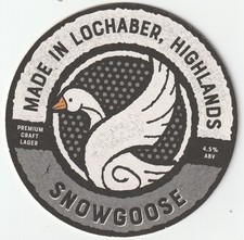 BEER MAT - GLEN SPEAN BREWING CO - SNOW GOOSE - (Cat 005) - (2020)