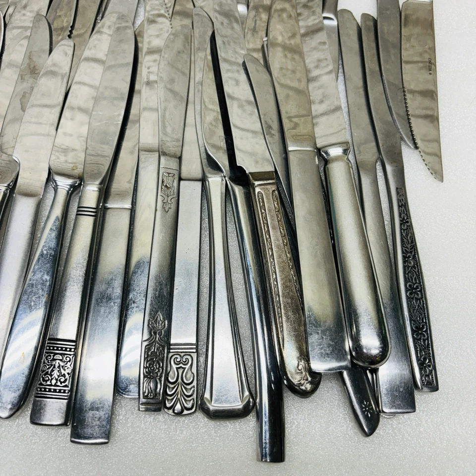 Смешанный лот 75!! Различные из нержавеющей стали ужин нож искусства ремесла ювелирных изделий свадьбы - Изображение 4 из 4