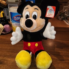 Vintage New w/ Tags 1980s Mickey Mouse 14" Plush