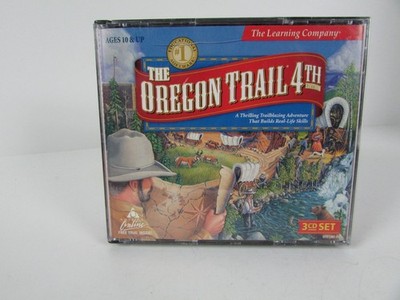 The Oregon Trail 4th Ed. 3-CD PC Mac Learning Co. Educational Game Windows 95 98