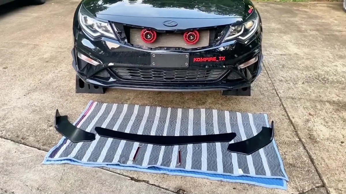 For Chevrolet Cruze 10-21 Front Bumper Lip Splitter Diffuser Strut