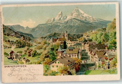 13197095 - 8240 Berchtesgaden sign. E.H.C. Kuenstlerkarte Nr. 1217 Lithographie