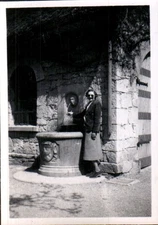 Vintage Velox Black & White Photograph Lindau Germany Portrait