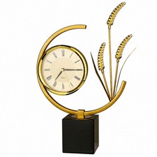 Uhr r&ouml;mische Ziffer Tischuhr Skulptur elegant f&uuml;r Wohnzimmer Regal
