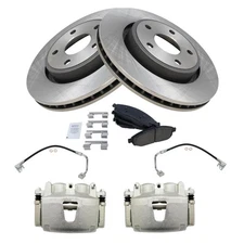 Front Brake Pad & Rotor Kit Fits 06-10 Jeep Commander 05-10 Grand Cherokee