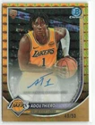 2025-26 Bowman Adou Thiero #BCA-AT Gold Geometric Auto RC /50