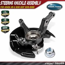 Front Driver Side Steering Knuckle & Hub Bearing Assy for Honda HR-V 2016-2022