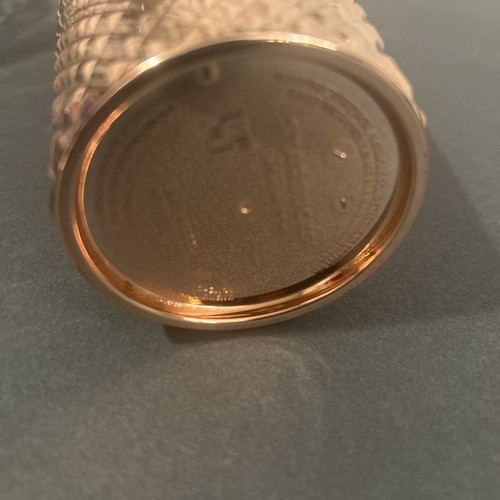 Bicchiere Venti Starbucks oro rosa metallizzato cromato borchie vacanze Natale 2023 - Foto 13 di 15