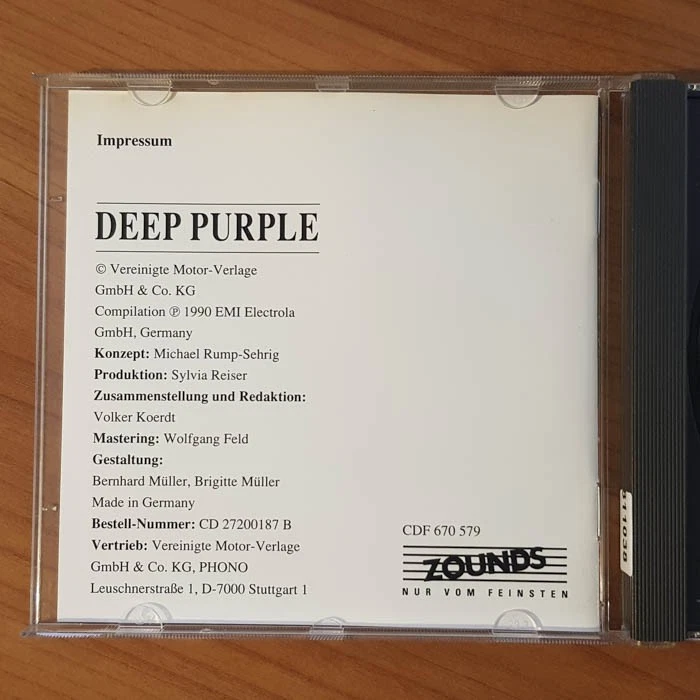 DEEP PURPLE Best - Black Night ZOUNDS EX/EX(CD) - Bild 2 von 4