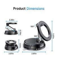 Car Phone Holder Magsafe 78 LBS Strongest Suction 2400gf Magnetic WE SHIP OVERSE