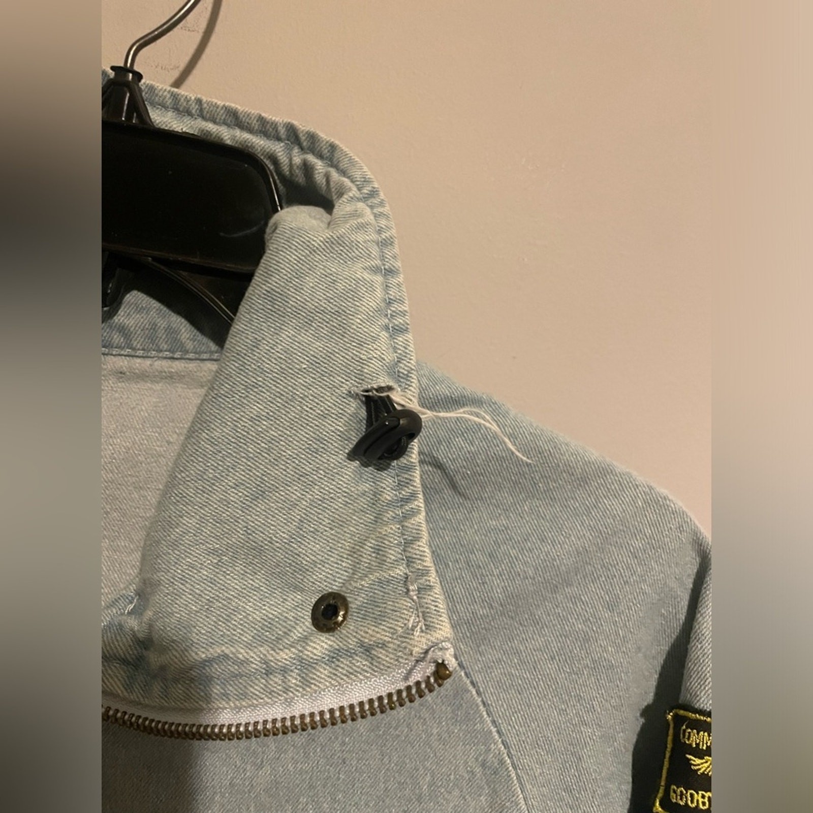 COMMANDING OFFICER PATCH DENIM JACKET Medium - image 8