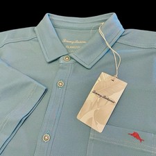 Tommy Bahama Emfielder IslandZone Button-Up Shirt DELPHINIUM Size 2XLT 118