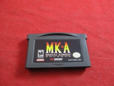 Mortal Kombat Advance MKA (Nintendo Game Boy Advance) game WORKS!