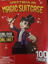 Ideal Magic Spectacular Magic Suitcase 100 Tricks Kids Magic Set