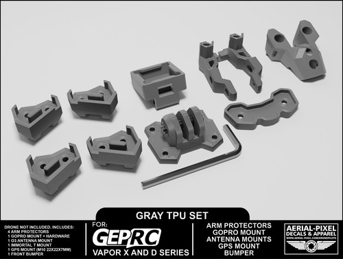GEPRC Vapor-X5 e Vapor-D5 TPU Set Protezioni Braccio, Supporto GoPro 10 Colori Diversi - Foto 14 di 15