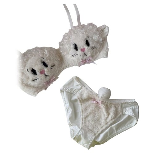 Cartoon Anime Lingerie for Women Funny Sheep Students Girls Underwear Set Gifts - Picture 10 of 11