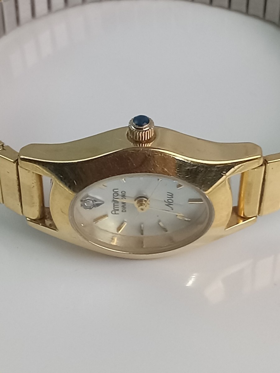 Armitron Diamond Womens Watch Now 75/2404 Pearl Look Dial  display picture 3