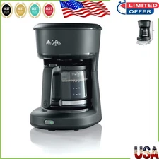 Fully Automatic 5-Cup Coffee Maker with Glass Carafe - Perfect for Small Spaces