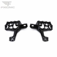 For CRF150F CRF230F 2003-2019 Wide Dirtbike Pivot Footpegs Footrests Pedal Black