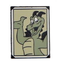 Figment Of Imagination Black & White Portrait Individual Disney Trading Pin ~New