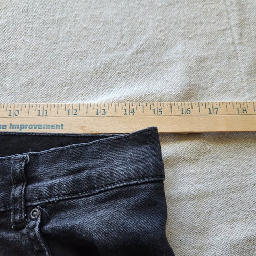 Zara Mans Jeans Mens 30x31 Black Denim Stretch Skinny Moto Zippers Modern - Picture 9 of 17