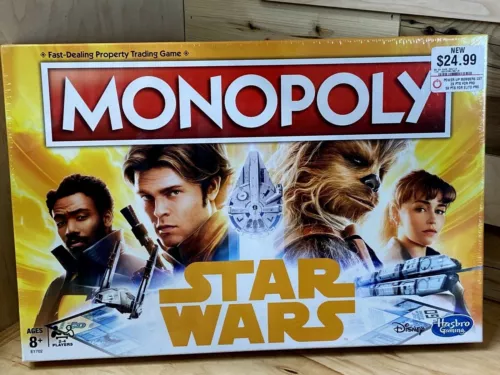 Monopoly Star Wars Disney Hasbro (RARE) Special Han Solo Edition 2018 New