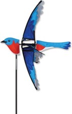 23" Bluebird Whirligig Wind Spinner -Yard Stake by Premier Designs- 25138