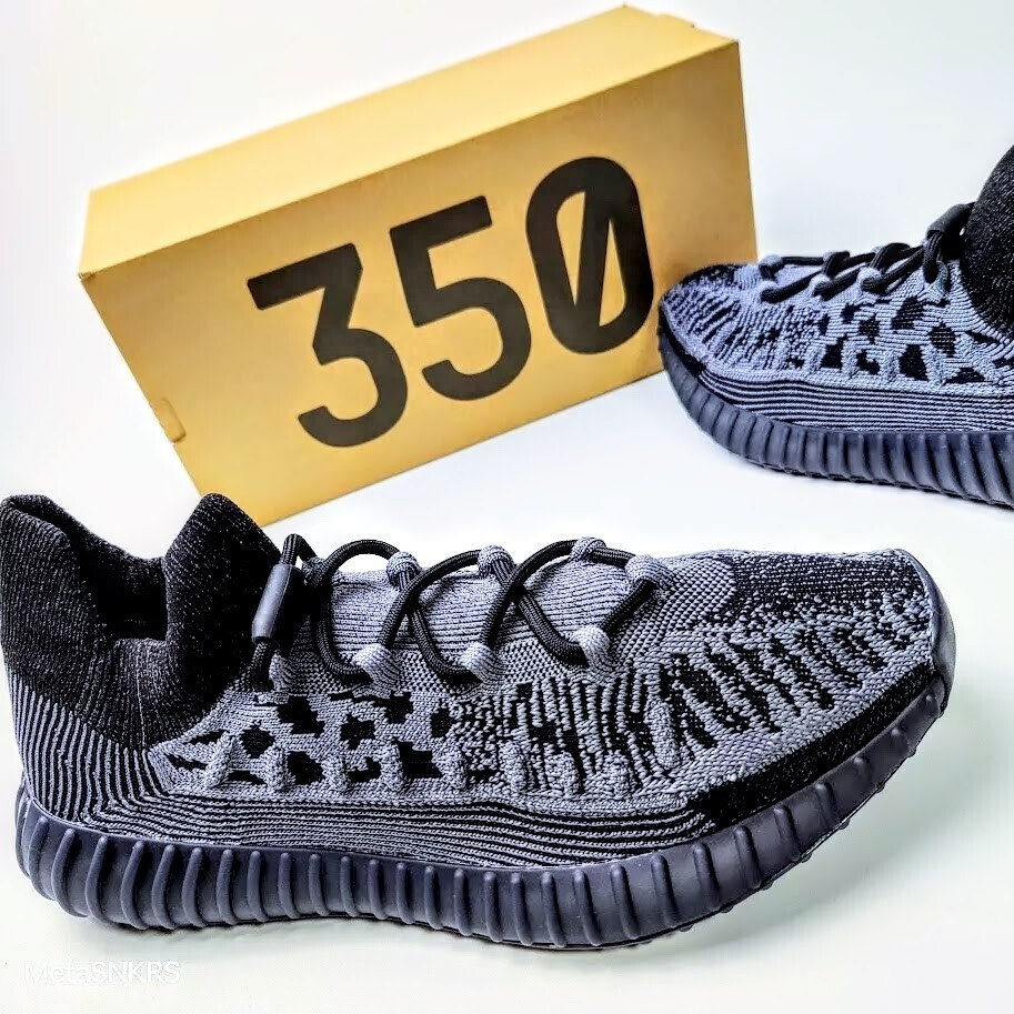 Adidas US 13.5 Mens Slate Onyx Black Grey Lifestyle Yeezy 350 2 CMPCT IG9606 New