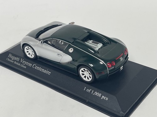 1/43 Minichamps Bugatti Veyron Centennaire 2009 Chrom/Grün 400 110852 BK072 - Bild 3 von 8