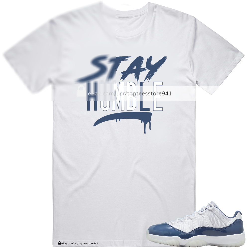 Shirt To Match Air Jordan 11 Low Diffused Blue