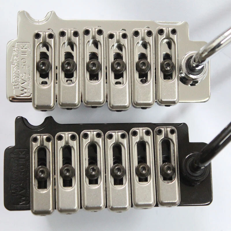 New Wilkinson WVS50IIK Black Chrome Tremolo Bridge Strat Guitar