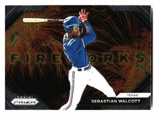2024 Panini Prizm Baseball -Fireworks - #9  Sebastian Walcott
