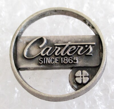 Vintage Carter's Since 1865 Children's Clothing Advertising or Service Lapel Pin