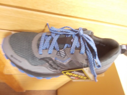 SCARPE DA CORSA DONNA SAUCONY EXCUSSION TR16 GTX GORE-TEX GRIGIO IMPERMEABILI - Foto 4 di 4