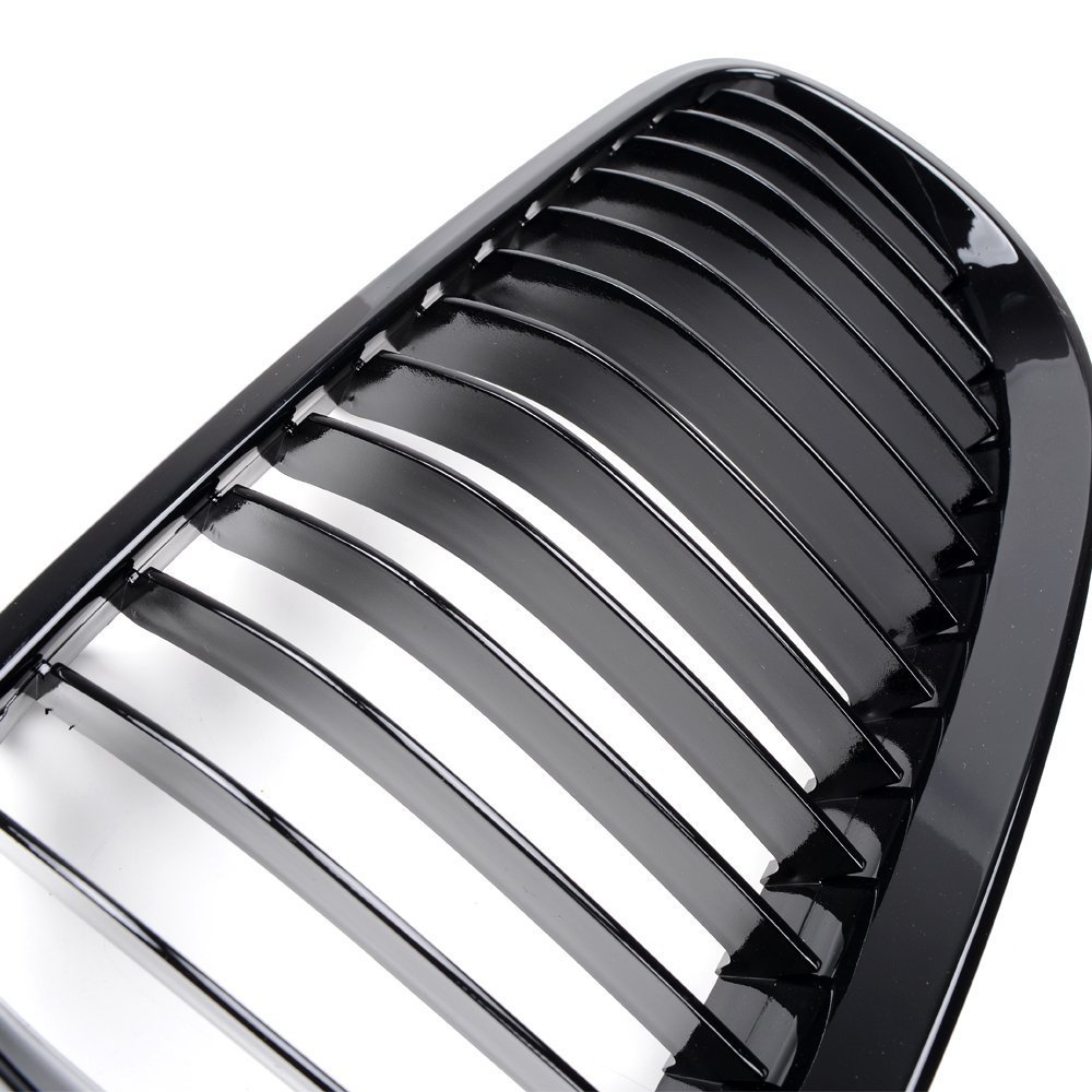 Pair Front Bumper Kidney Grills Grille Gloss Black For BMW E92 E93 20112013 CAO eBay