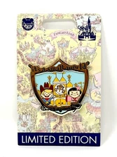 NEW Walt Disney World 50th Anniversary IT’S A SMALL WORLD Crest Pin LE