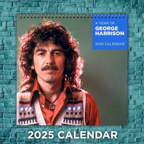 George Harrison Music Legends Calendar 2025, 12-Month Musician Wall Calendar