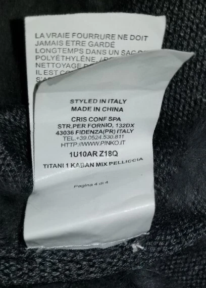 SUÉTER ROSA CON RIBETE DE ZORRO TEJIDO ITALIA Foto 4 de 4