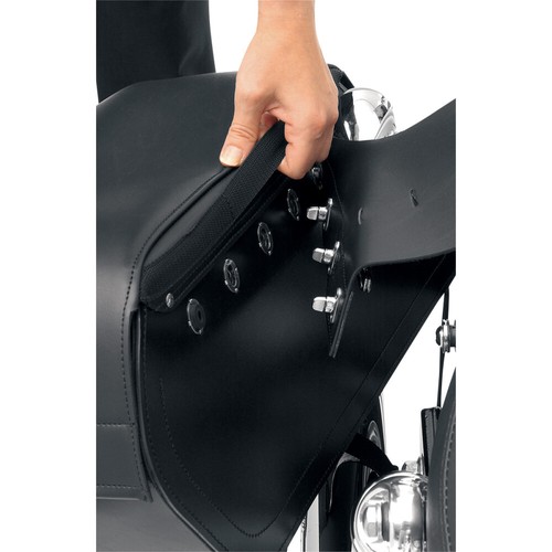Saddlemen Cruis'n Slant Saddlebags - Plain (Black) Extra Jumbo | 3501-0309 - Picture 2 of 3