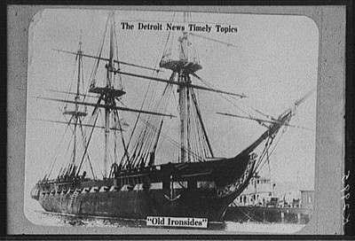 Photo:The Detroit news timely topics. Old Ironsides